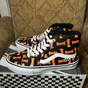 Vans x Thrasher Skate Sk8 Hi Skateboarding PopCush Men's Size 10 New
